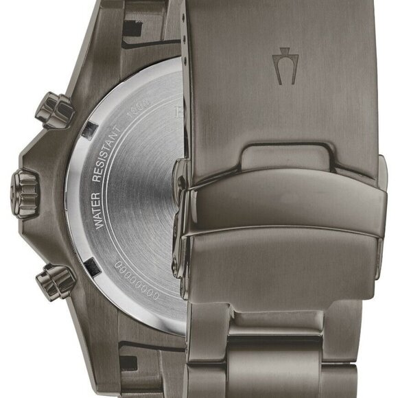 Bulova Men's Marine Star Sport Quartz Gray Stainless Steel Watch - Picture 3 of 5